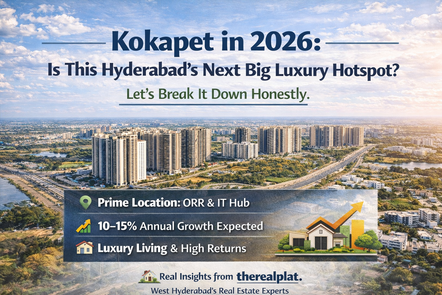 Kokapet in 2026: Is This Hyderabad’s Next Big Luxury Hotspot? Let’s Break It Down Honestly
